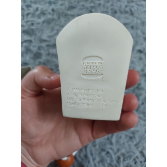 Lot Of 3 Vintage Burger King Toy 1998 Hasbro Mr. Potato Head Fry Box Basketball - Picture 6 of 8